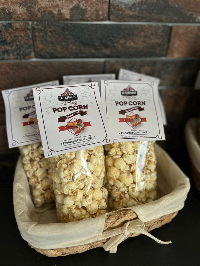Pop Corn Caramel citron crumble de boutargue - So'Boutargue